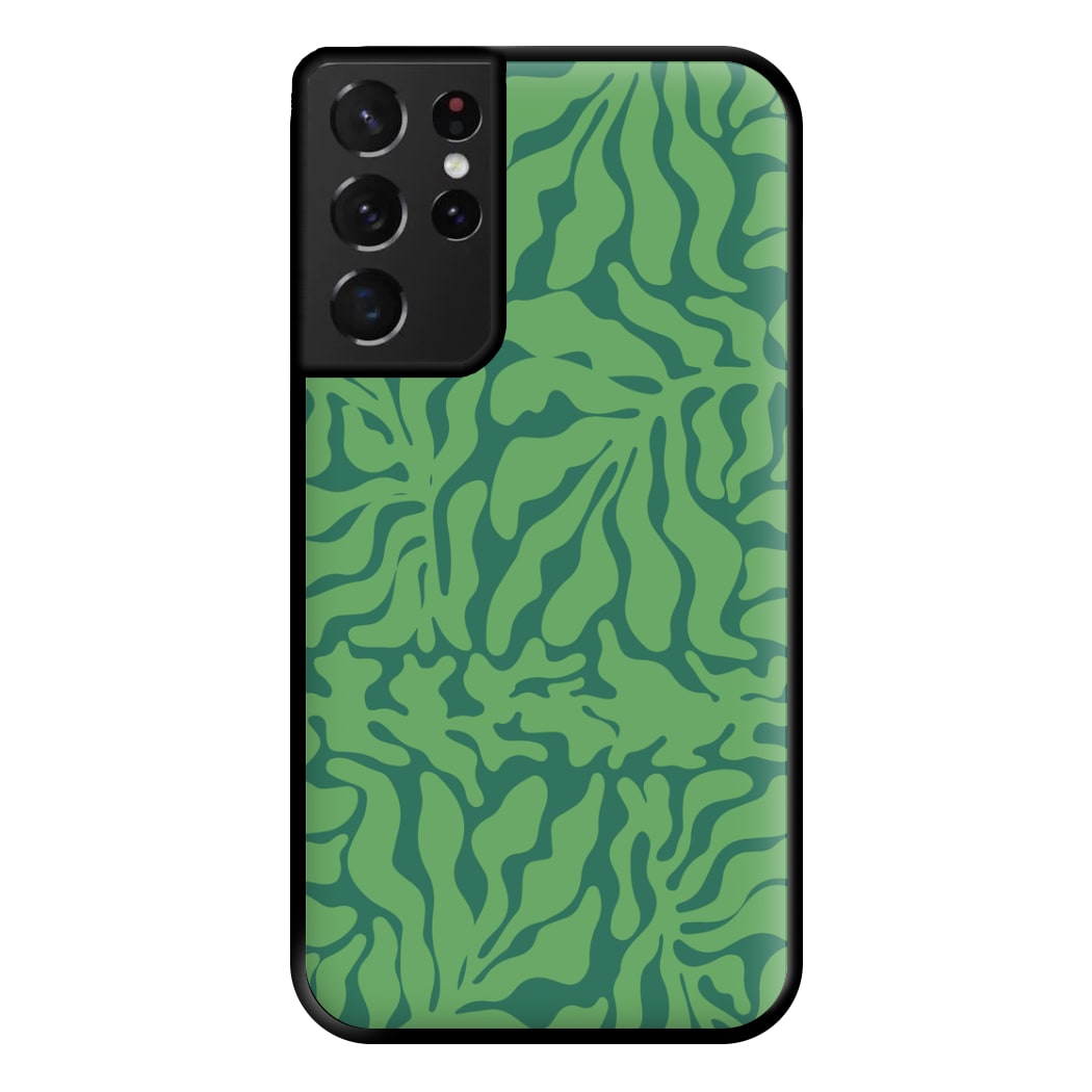 Green Leaves - Foliage Phone Case for Galaxy S21 Ultra