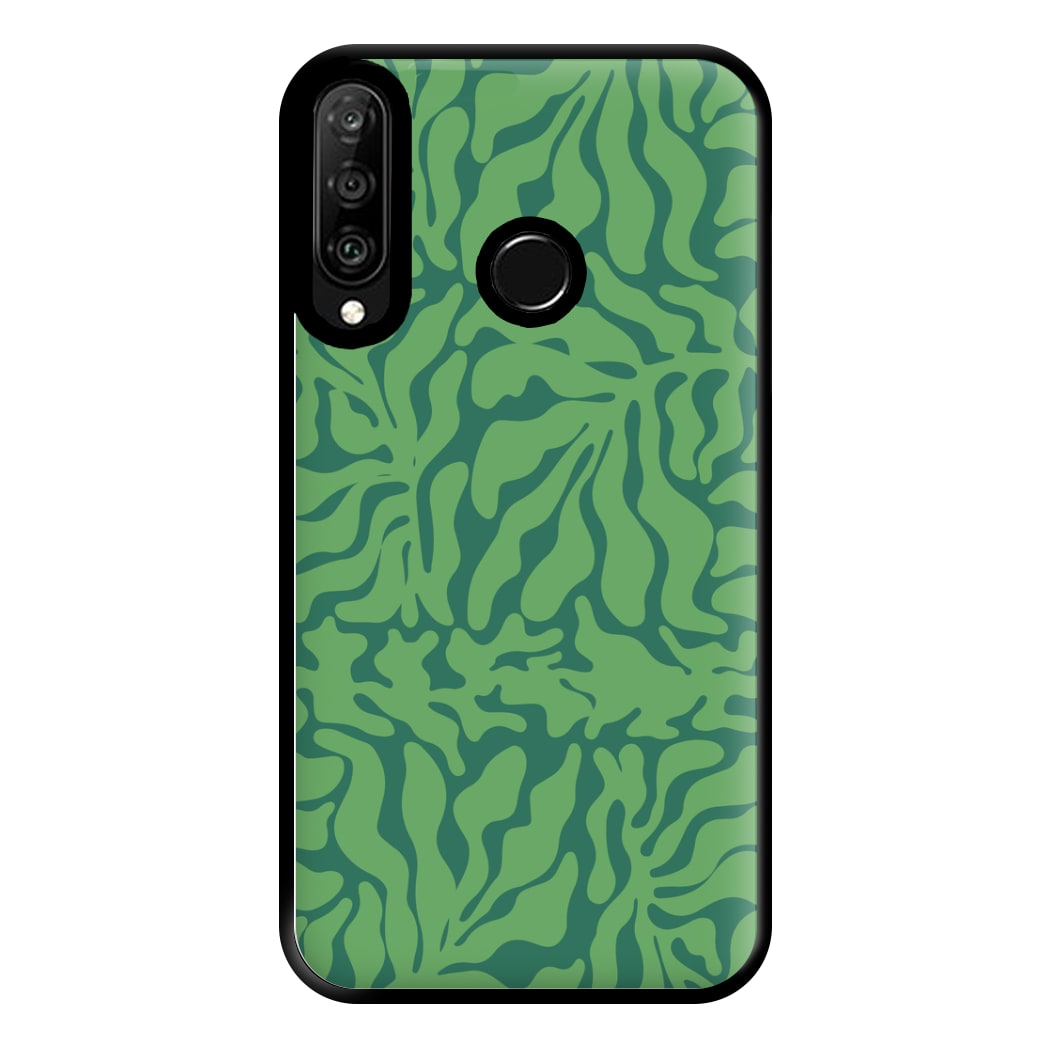 Green Leaves - Foliage Phone Case for Huawei P30 Lite