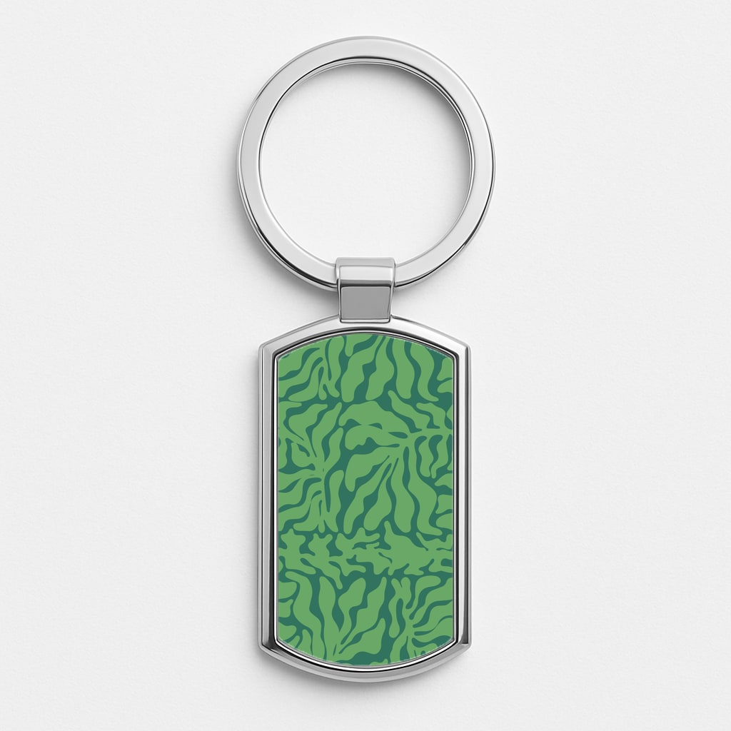 Green Leaves - Foliage Luxury Keyring