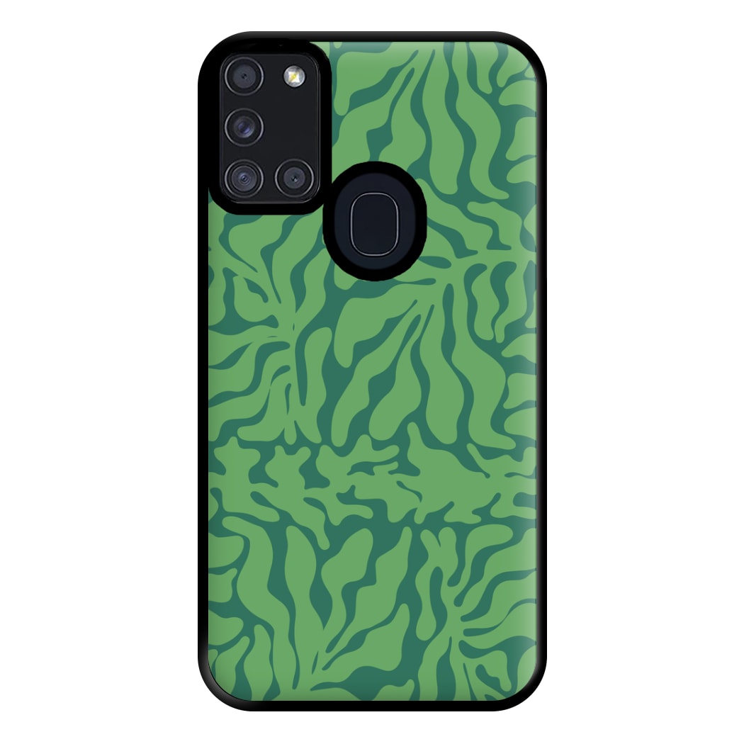 Green Leaves - Foliage Phone Case for Galaxy A21s