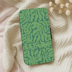Green Leaves - Foliage Wallet Phone Case
