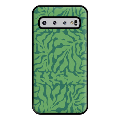 Green Leaves - Foliage Phone Case for Galaxy S10 Plus