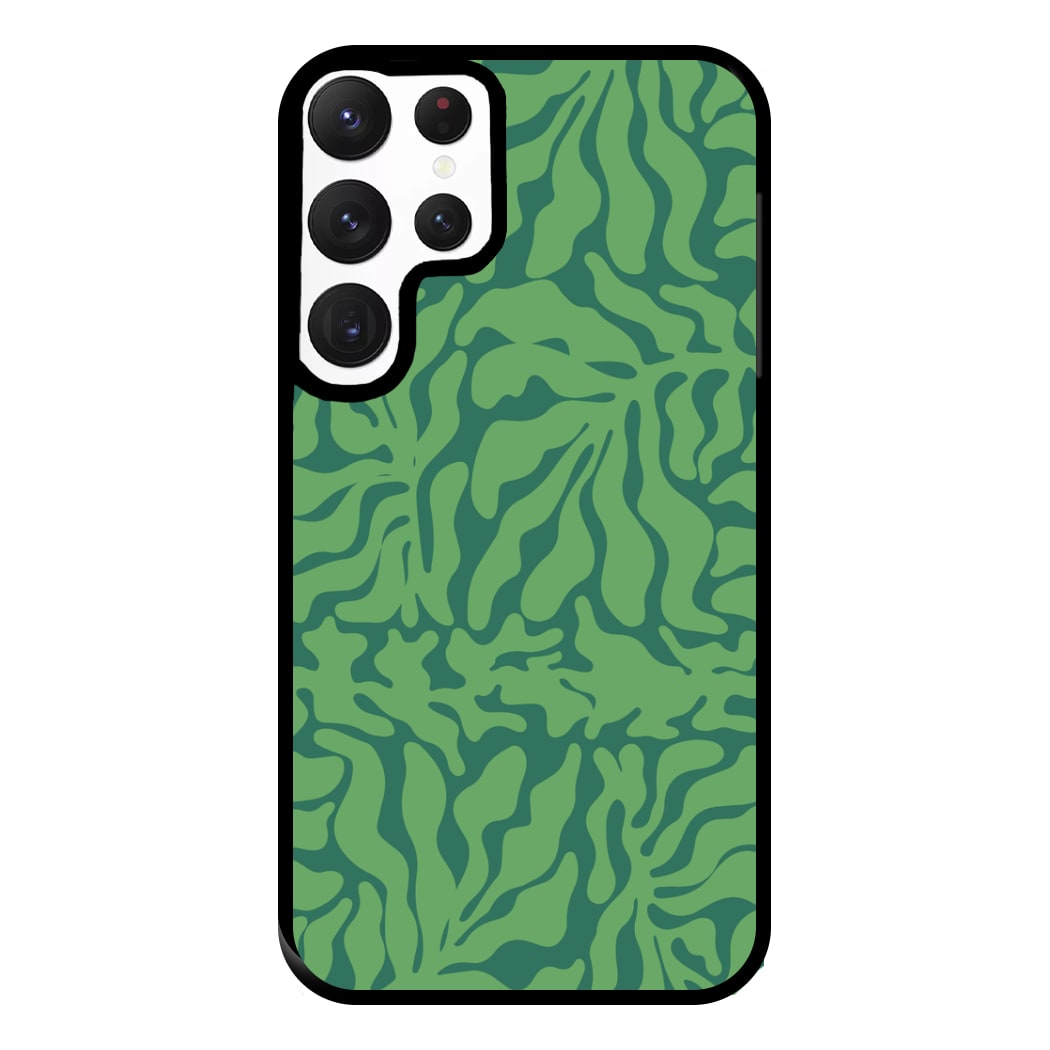 Green Leaves - Foliage Phone Case for Galaxy S22 Ultra