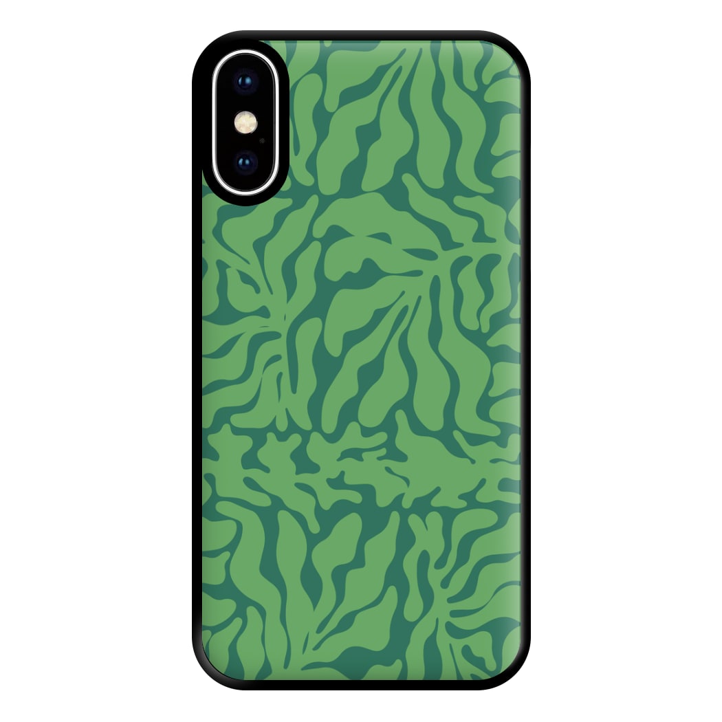 Green Leaves - Foliage Phone Case for iPhone XS Max