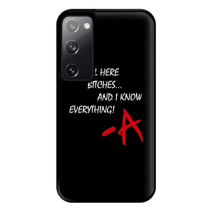 I'm Still Here - PLL Phone Case for Galaxy S20