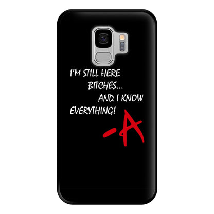 I'm Still Here - PLL Phone Case for Galaxy S9 Plus