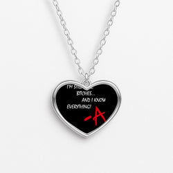 I'm Still Here - PLL Heart Necklace