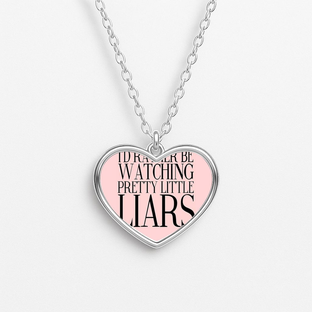 Rather Be Watching PLL... Heart Necklace
