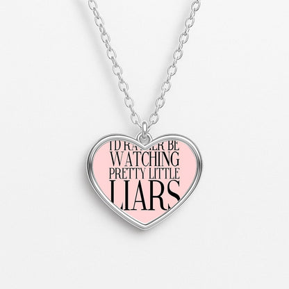 Rather Be Watching PLL... Heart Necklace