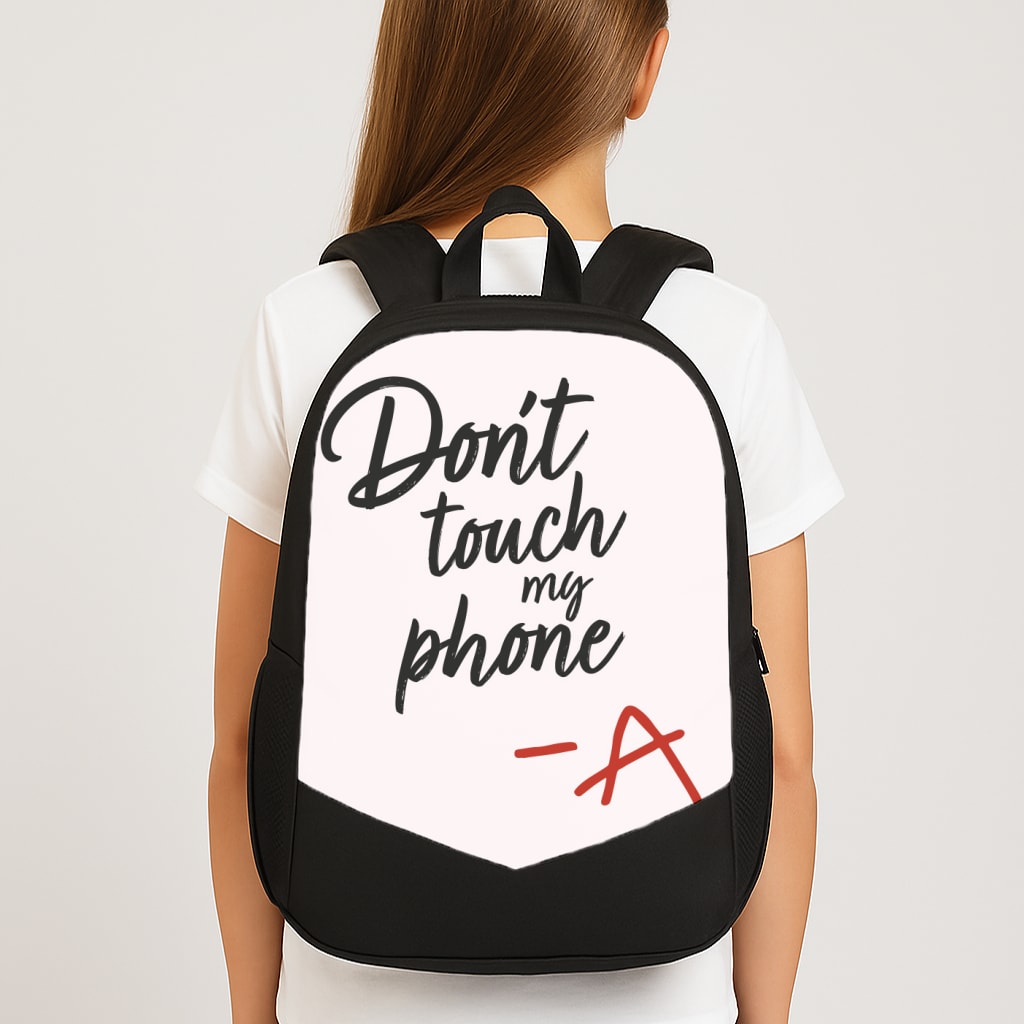 Don't Touch My Phone - PLL Large School Bag