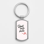 Don't Touch My Phone - PLL Silver Keyring