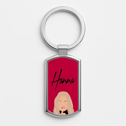 Hanna - PLL Silver Keyring
