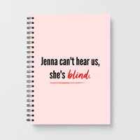 Jenna Can't Hear Us, She's Blind - PLL Notebook