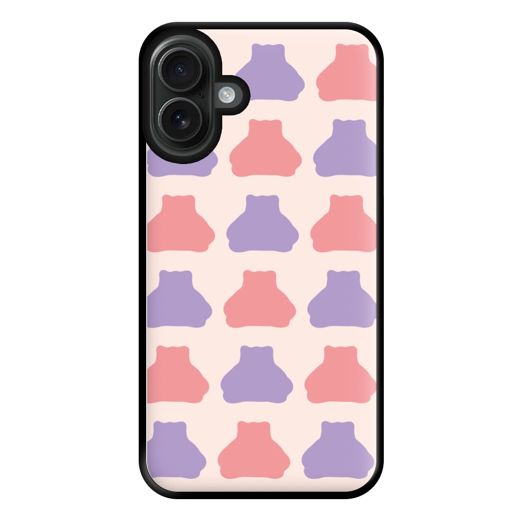 Snorlex pattern Phone Case for iPhone 16 Plus