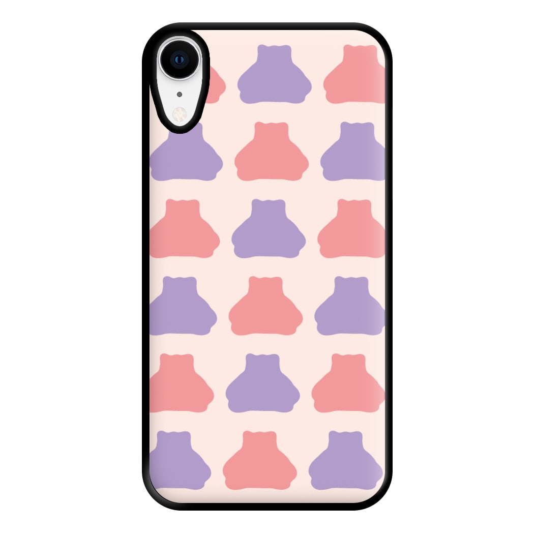 Snorlex pattern Phone Case for iPhone XR