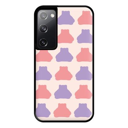 Snorlex pattern Phone Case for Galaxy S20