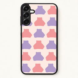 Snorlex pattern Phone Case for Galaxy A57