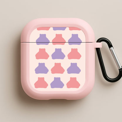 Snorlex pattern Pink AirPods Case