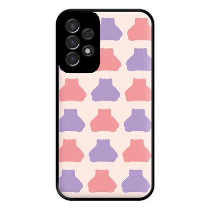 Snorlex pattern Phone Case for Galaxy A53