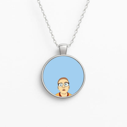 Know-It-All - Polar Christmas Circle Necklace