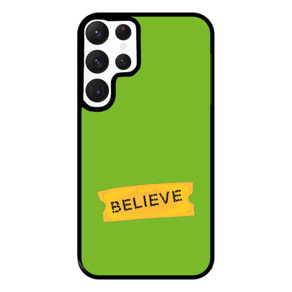 Believe - Polar Christmas Phone Case for Galaxy S22 Ultra