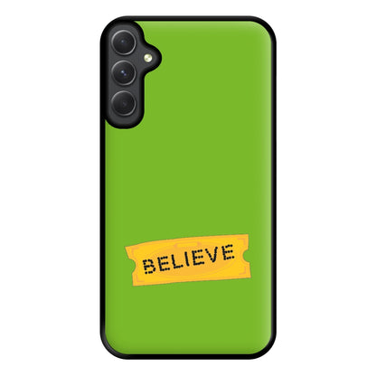 Believe - Polar Christmas Phone Case for Galaxy A54