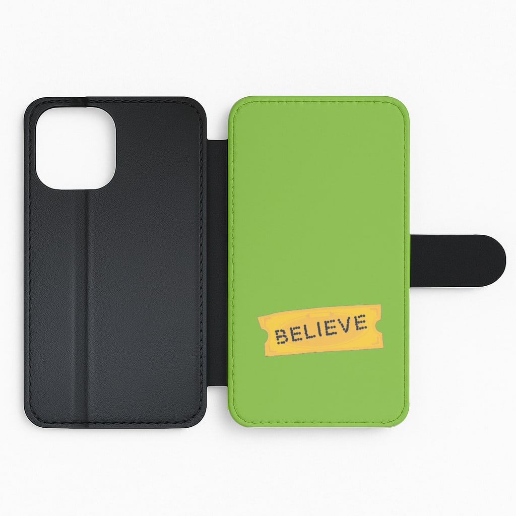 Believe - Polar Christmas Flip Phone Case