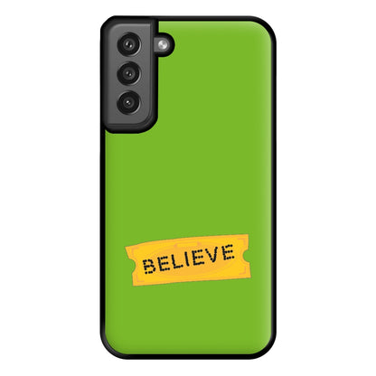 Believe - Polar Christmas Phone Case for Galaxy S21FE