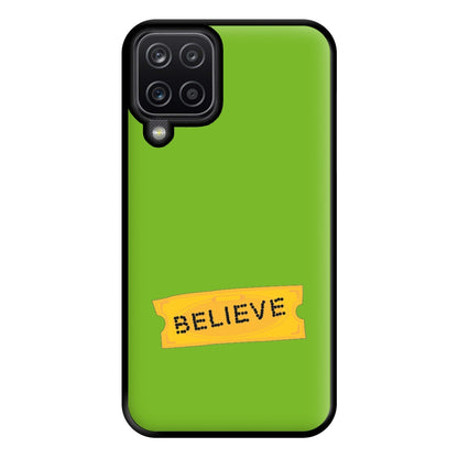 Believe - Polar Christmas Phone Case for Galaxy A12