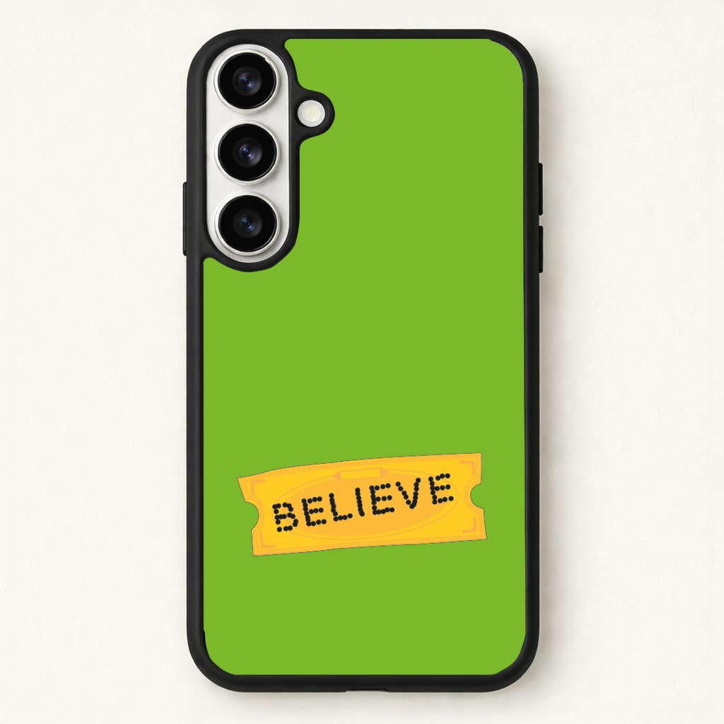 Believe - Polar Christmas Phone Case for Galaxy S26 Plus