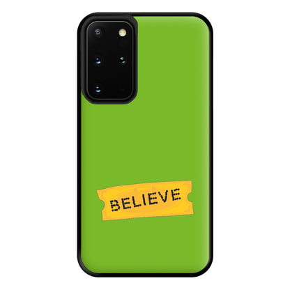 Believe - Polar Christmas Phone Case for Galaxy S20 Plus