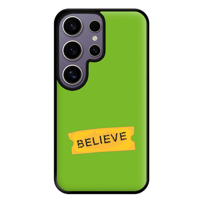 Believe - Polar Christmas Phone Case for Galaxy S25 Ultra