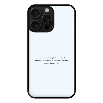 Seeing Is Believing - Polar Christmas Phone Case for iPhone 16 Pro Max