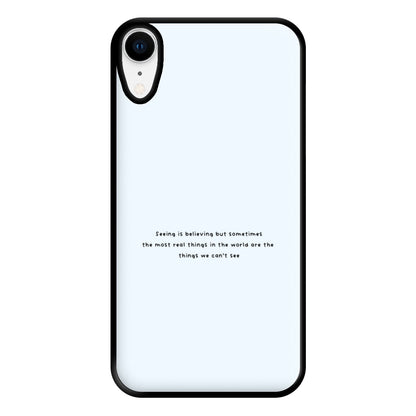 Seeing Is Believing - Polar Christmas Phone Case for iPhone XR