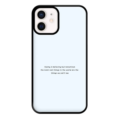 Seeing Is Believing - Polar Christmas Phone Case for iPhone 12 Mini