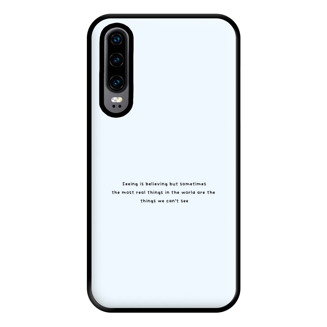 Seeing Is Believing - Polar Christmas Phone Case for Huawei P30