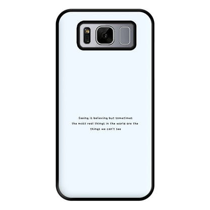 Seeing Is Believing - Polar Christmas Phone Case for Galaxy S8 Plus