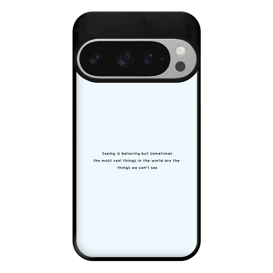 Seeing Is Believing - Polar Christmas Phone Case for Google Pixel 9 Pro XL