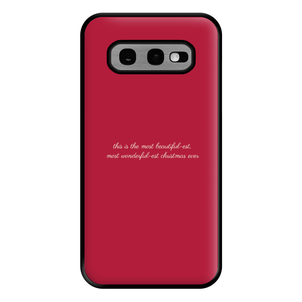 Most Beutiful-est - Polar Christmas Phone Case for Galaxy S10e