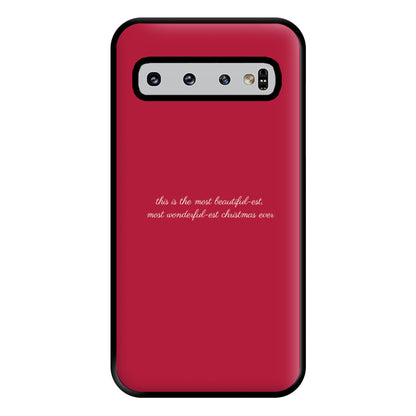 Most Beutiful-est - Polar Christmas Phone Case for Galaxy S10 Plus