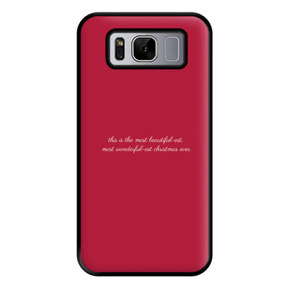 Most Beutiful-est - Polar Christmas Phone Case for Galaxy S8 Plus