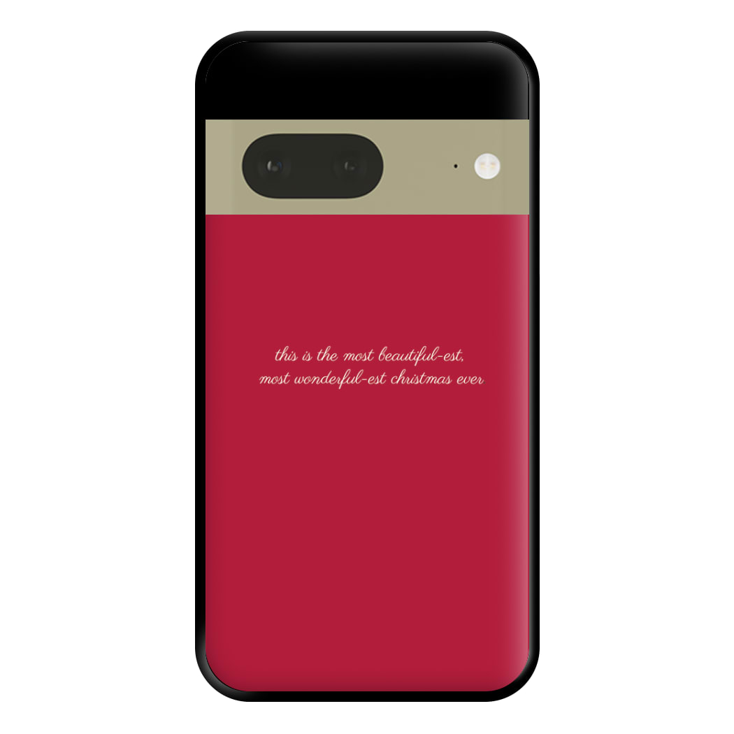 Most Beutiful-est - Polar Christmas Phone Case for Google Pixel 7a