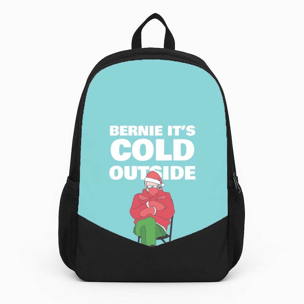 Bernie It's Cold Outside Large Backpack