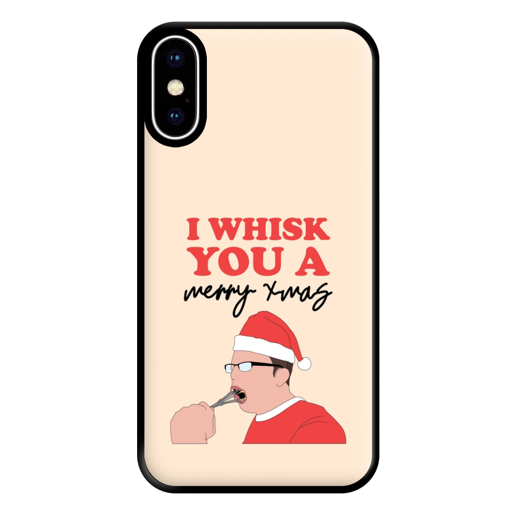 I Whisk You A Merry Christmas Phone Case for iPhone XS Max