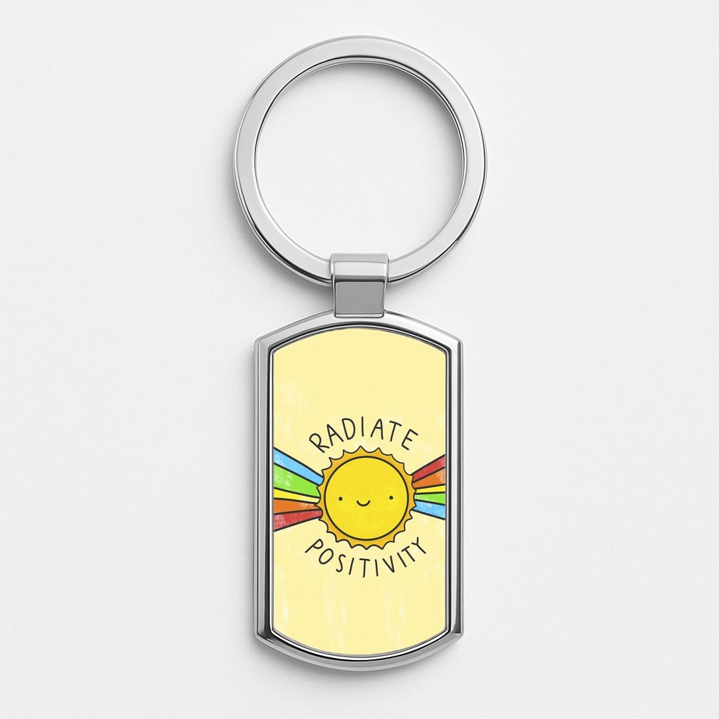 Radiate Positivity Sunshine - Positivity Luxury Keyring