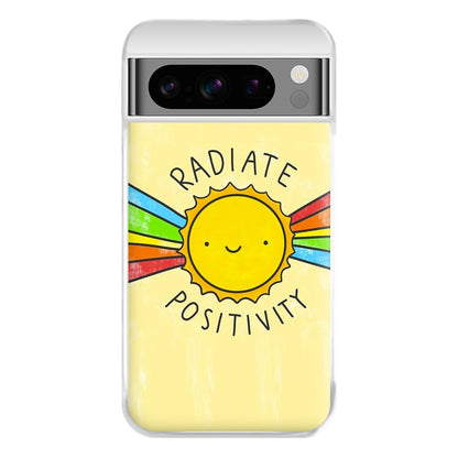 Radiate Positivity Sunshine - Positivity Phone Case for Google Pixel 8 Pro