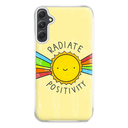 Radiate Positivity Sunshine - Positivity Phone Case for Galaxy A54