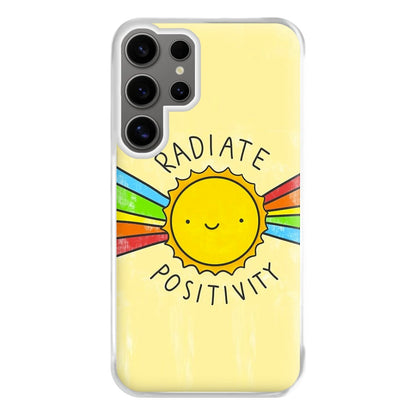 Radiate Positivity Sunshine - Positivity Phone Case for Galaxy S24 Ultra