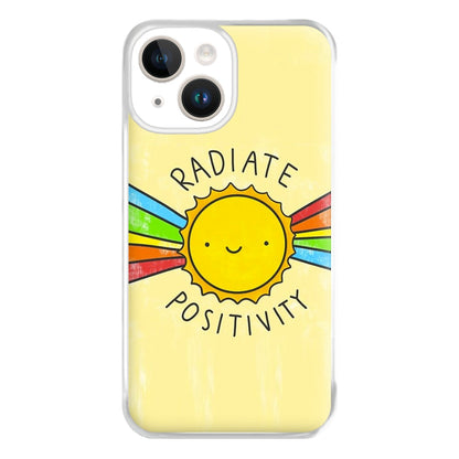 Radiate Positivity Sunshine - Positivity Phone Case for iPhone 14