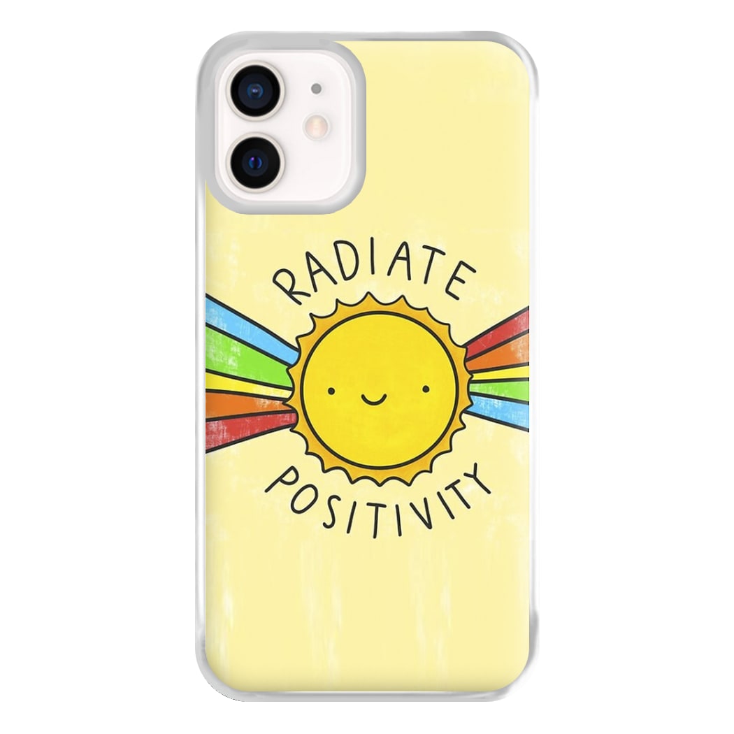 Radiate Positivity Sunshine - Positivity Phone Case for iPhone 12 Mini